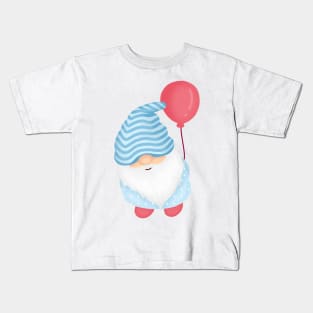 Sweet gnome brings balloon Kids T-Shirt